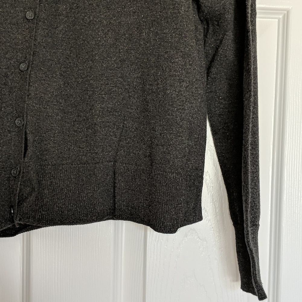 Old Navy Charcoal Cardigan M - Picture 3 of 6